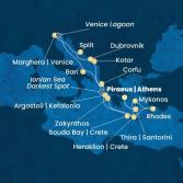 Greece, Montenegro, Croatia, Italy