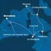 Spain, Tunisia, Italy