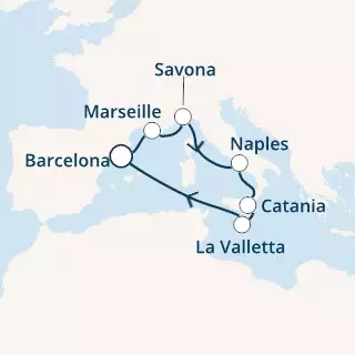Spain, France, Italy, Malta