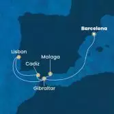 Spain, Gibraltar, Portugal