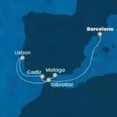 Spain, Gibraltar, Portugal