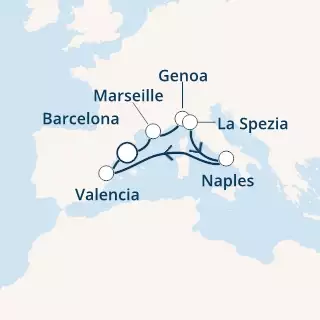 Spain, France, Italy