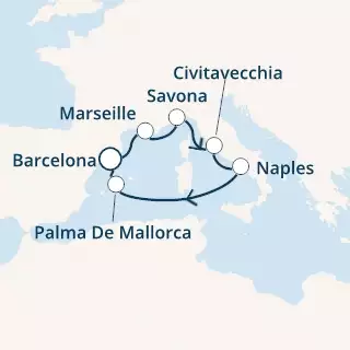 Spain, France, Italy, Balearic Islands