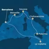 Spain, Malta, Italy, France