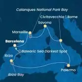Spain, Balearic Islands, Italy, France