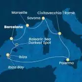 Spain, Balearic Islands, Italy, France