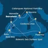 Spain, Balearic Islands, Italy, France