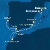 Spain, Portugal, Morocco