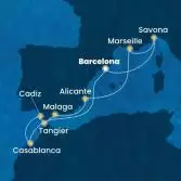 Spain, Morocco, France, Italy