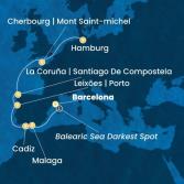 Spain, Portugal, France, Germany