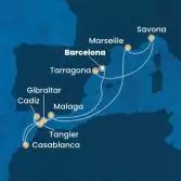 Spain, Morocco, Gibraltar, France, Italy