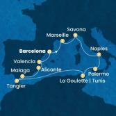 Spain, France, Italy, Tunisia, Morocco