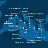 Spain, France, Italy, Malta, Greece