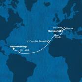 Spain, France, Italy, Canary Islands, Antilles