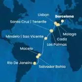 Spain, Portugal, Canary Islands, Cape Verde, Brazil