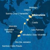 Spain, Portugal, Canary Islands, Cape Verde, Brazil