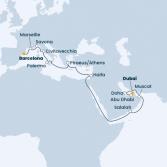 Spain, France, Italy, Greece, Oman, United Arab Emirates