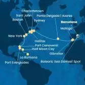 Spain, Gibraltar, The Azores, Canada, United States, Florida (USA), Dominican Republic