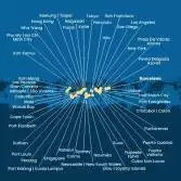 Spain, Portugal, The Azores, United States, Florida (USA), Mexico, USA, Hawaii, Polynesia, Fiji, New Caledonia, Australia
