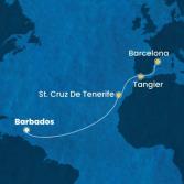 Antilles, Canary Islands, Morocco, Spain