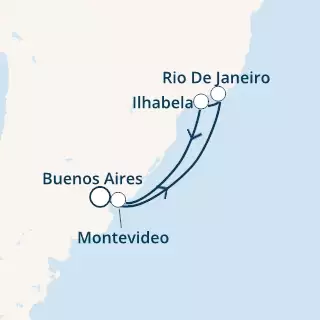 Argentina, Brazil, Uruguay