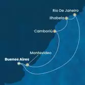 Argentina, Uruguay, Brazil