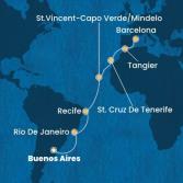 Argentina, Brazil, Cape Verde, Canary Islands, Morocco, Spain