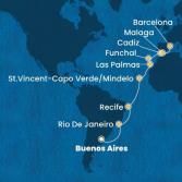 Argentina, Brazil, Cape Verde, Canary Islands, Madeira , Spain