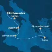 Italy, Malta, Greece