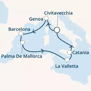 Italy, Spain, Balearic Islands, Malta