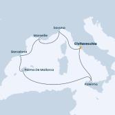 Italy, France, Spain, Balearic Islands