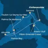 Italy, France, Balearic Islands, Spain