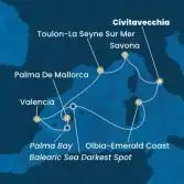 Italy, France, Balearic Islands, Spain