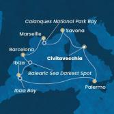 Italy, France, Spain, Balearic Islands