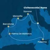 Italy, France, Spain, Balearic Islands