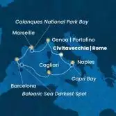  COSTA TOSCANA od 23/07/2026 do 30/07/2026 odchod z CIVITAVECCHIA