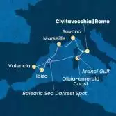 Italy, France, Balearic Islands, Spain