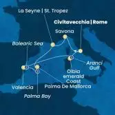 Italy, France, Balearic Islands, Spain