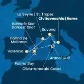 Italy, France, Balearic Islands, Spain