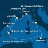Italy, France, Spain, Balearic Islands