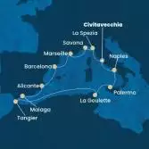 Italy, France, Spain, Morocco