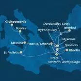 Italy, Malta, Greece, Turkey