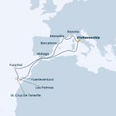 Italy, Spain, Canary Islands, Madeira , France