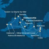Italy, France, Spain, Balearic Islands, Greece
