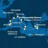 Italy, Greece, Malta, Balearic Islands, Spain, France