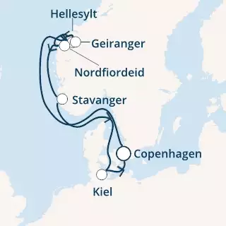 Denmark, Norway, Germany