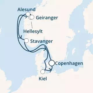 Denmark, Norway, Germany