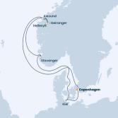 Denmark, Norway, Germany