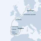 Denmark, France, Spain, Portugal, Gibraltar