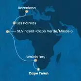 South Africa, Namibia, Cape Verde, Canary Islands, Spain